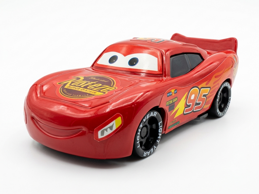 Disney  McQueen alloy Series Metal No. 95 Style Diecast Racing Car 1:28 Scale | Pull Back Action Toy Car with Realistic Details | Red Collectible Race Car for Kids & Collectors