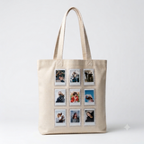 Instax Mini Photo Display Canvas Tote Bag | Custom Photocard Holder Bag