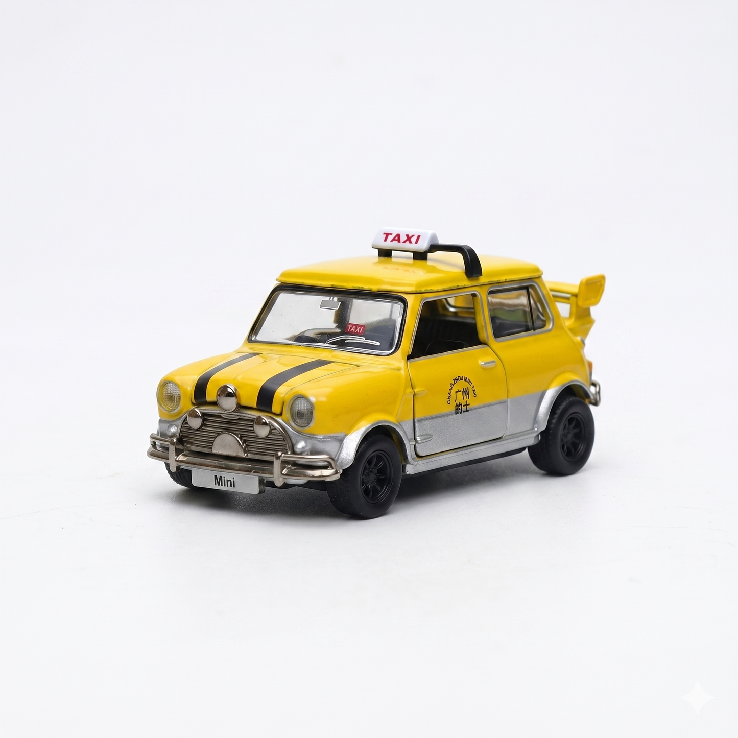 Tiny City 1:50 Mini Cooper Machine Guangzhou Taxi Die-Cast Model Car | Classic Guangzhou Taxi Collectible