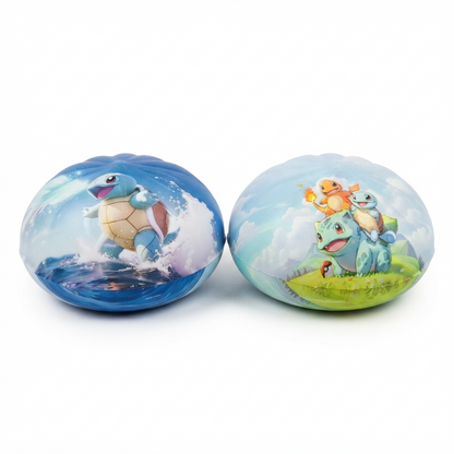 Pokémon Squishy Bun Dumpling Toy for Kids – Slow-Rising Sensory Fidget & Stress-Relief Squeeze Toy, Ages 3+ (Random Design, Pack of 1)