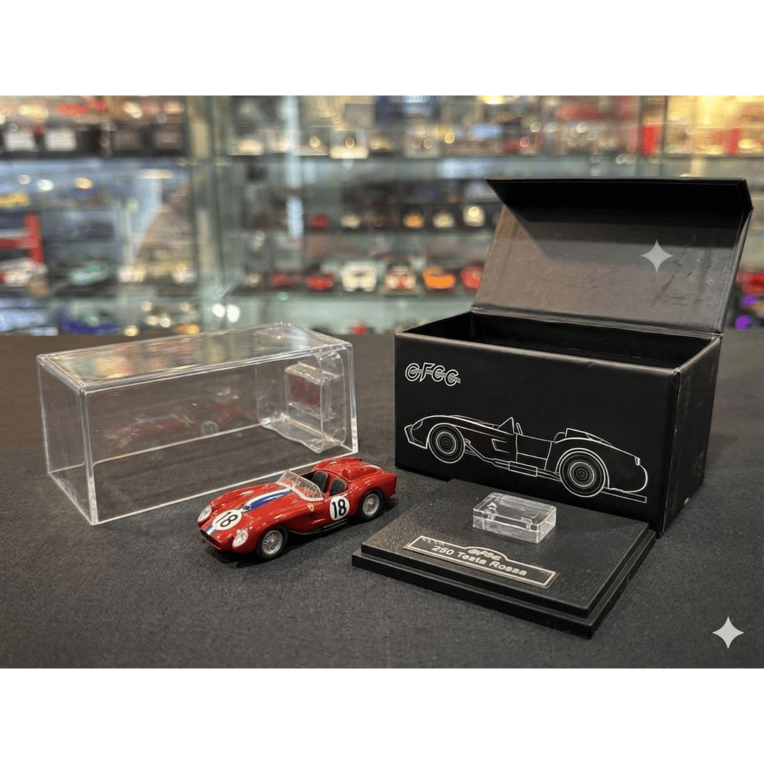 GFCC 1:64 1957 Ferrari 250 Testa Rossa Die-Cast Model Car | Premium Classic Racing Collectible | Two Variants