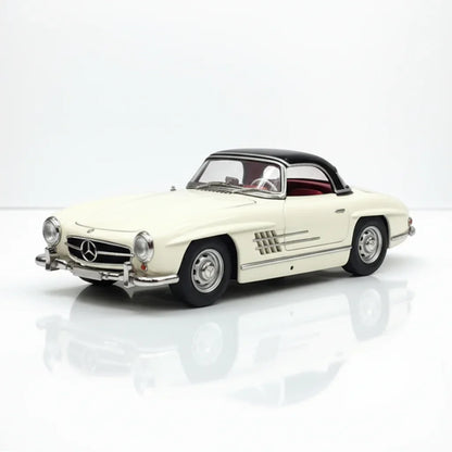 GFCC 1:64 1960 Mercedes-Benz 300SL Roadster White Diecast Model Car