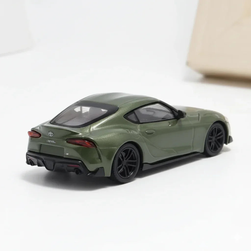 BSC 1:64 Scale Toyota GR Supra A90 Olive Green Diecast Cat Model - Jaiman Toys