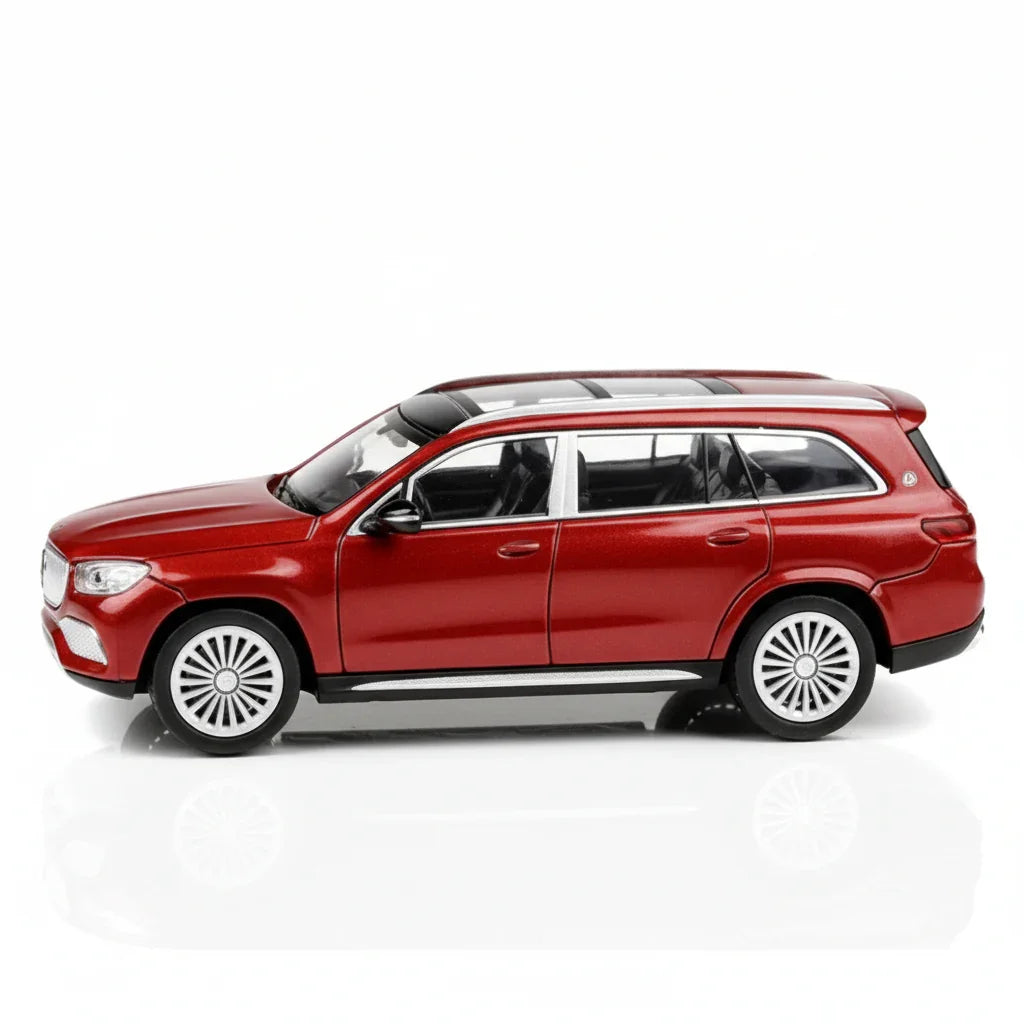 PARA64 1:64 2020 Mercedes-Maybach GLS 600 with Sunroof – Red Metallic (Diecast Model Car)