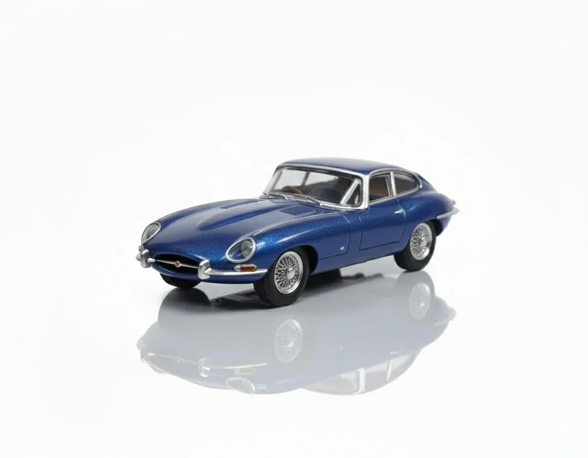 GFCC 1:64 1961 Jaguar E-Type Coupe Blue Diecast Car Model – Jaiman
