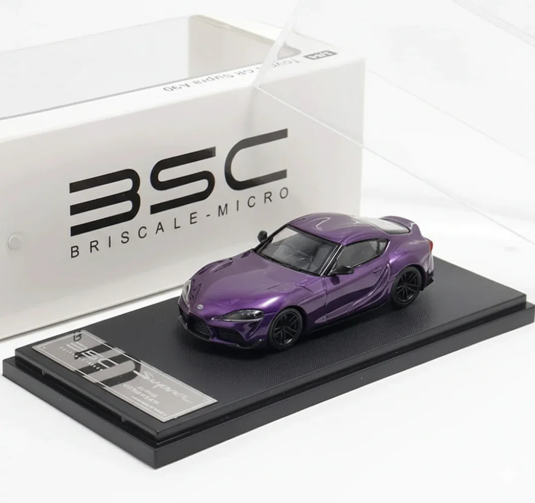 BSC 1:64 Scale Toyota GR Supra A90 Purple paint finish Diecast Cat Model - Jaiman Toys