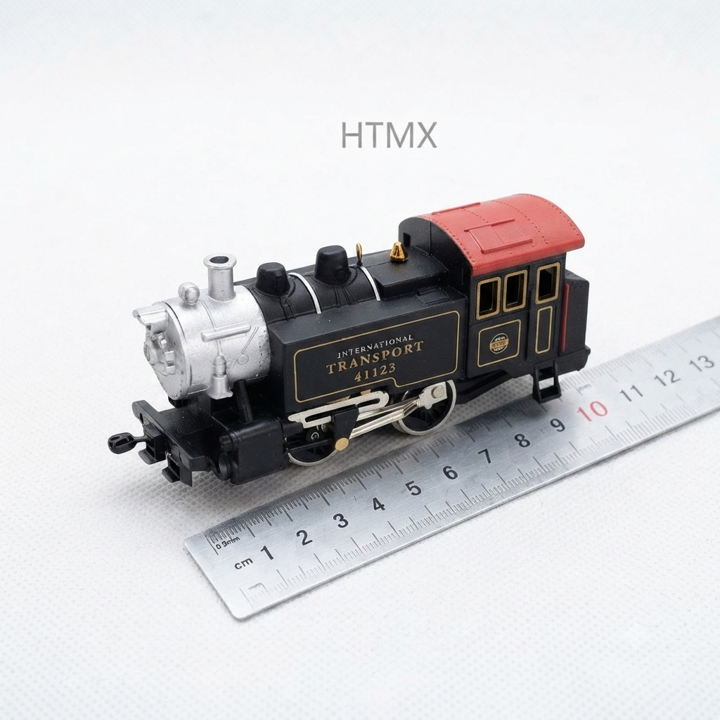 HANFIY 96100-A HO Scale 1:87 Steam Locomotive Model Train – Realistic Railroad Engine for Collectors