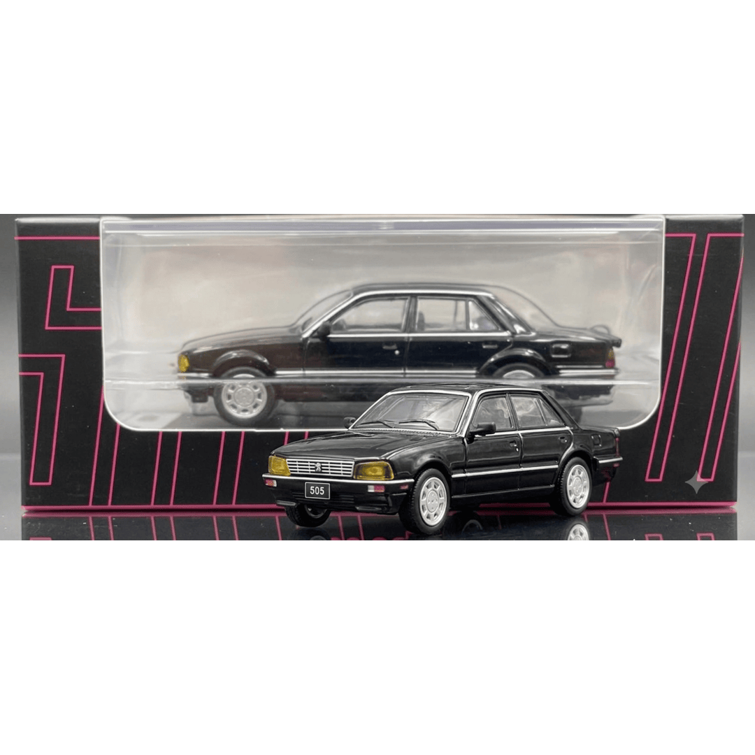 Shadow 1:64 Peugeot 505 Sedan Black (LHD) Diecast Model Car | LL-042-188 Premium Collectible