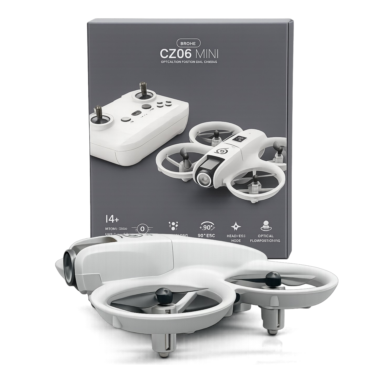 CZ06 Mini RC Drone with Camera, WiFi FPV, Gesture Control, 360° Flip & Propeller Guards | Pocket-Sized Quadcopter for Beginners