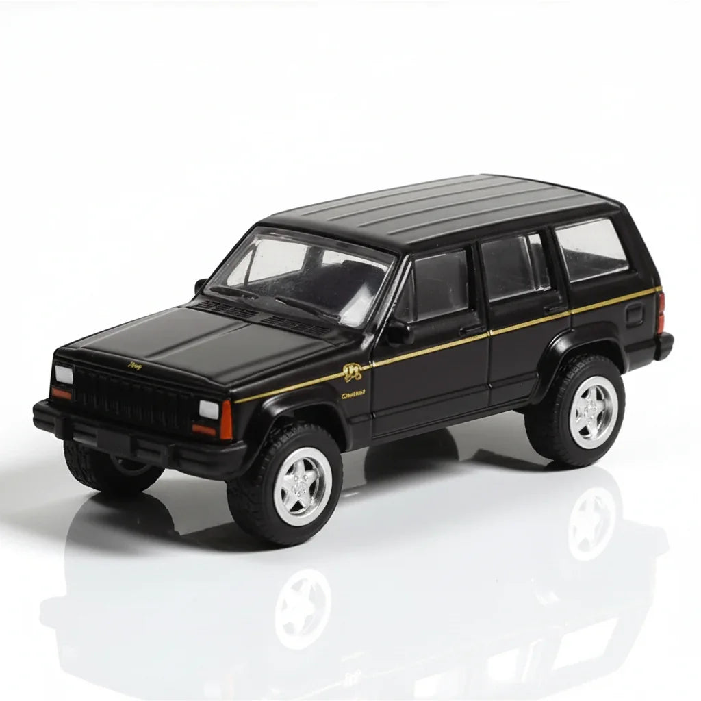 Greenlight Garbage Pail Kids – 1993 Jeep Cherokee with Tangled Tim Peelable Sticker (1:64 Scale Die-Cast)