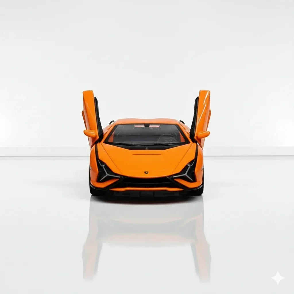 RMZ Hobby 1:32 Lamborghini Sian SKP 37 Die-Cast Model Car – Orange