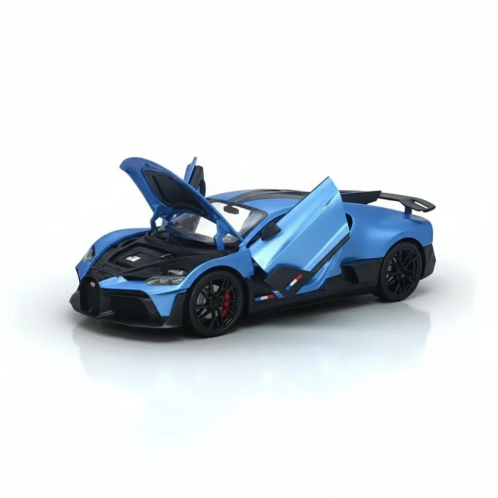 JOY JUNCTION 1:32 Bugatti Divo – Die-Cast Model Car -Blue (JJ248)
