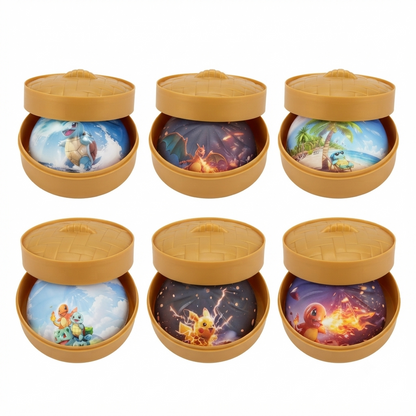 Pokémon Squishy Bun Dumpling Toy for Kids – Slow-Rising Sensory Fidget & Stress-Relief Squeeze Toy, Ages 3+ (Random Design, Pack of 1)