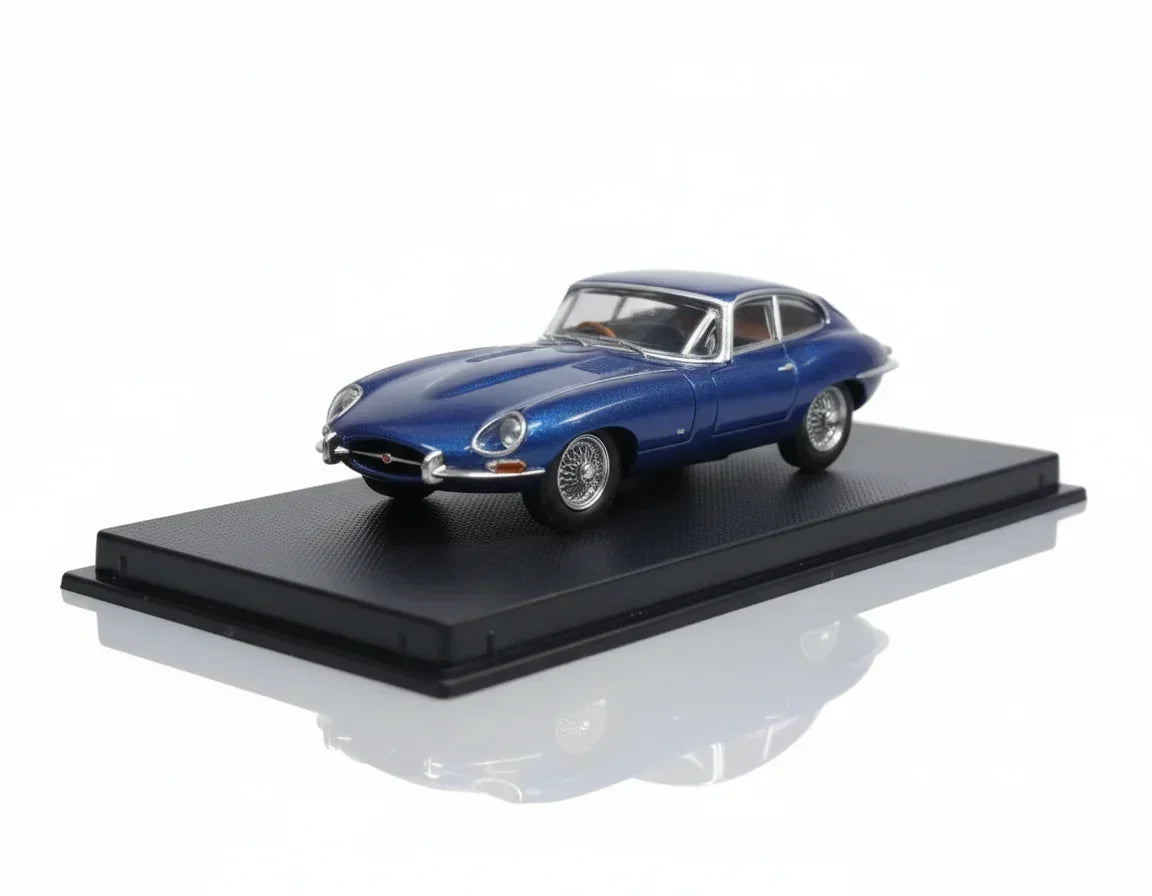 GFCC 1:64 1961 Jaguar E-Type Coupe Blue Diecast Car Model – Jaiman