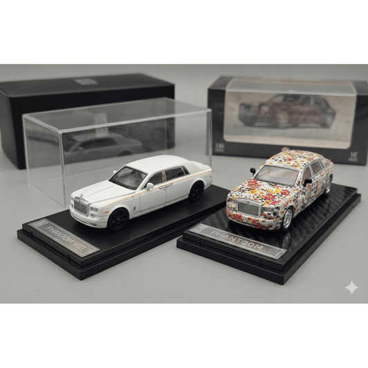 Street Weapon 1:64 Rolls-Royce Phantom VII Sunflower Edition Die-Cast Model Car | Premium Luxury Collectible (2 Variants)