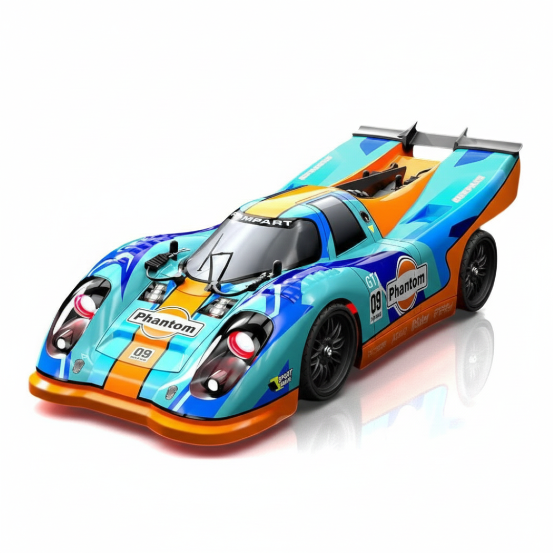 SCY 1:16 -(16307) PRO Brushless RC Car – 4WD High-Speed Racing Car | Drift| 7-Mode & LED Lights | 2.4GHz Remote | 1500mAh (Blue– Pro Version)