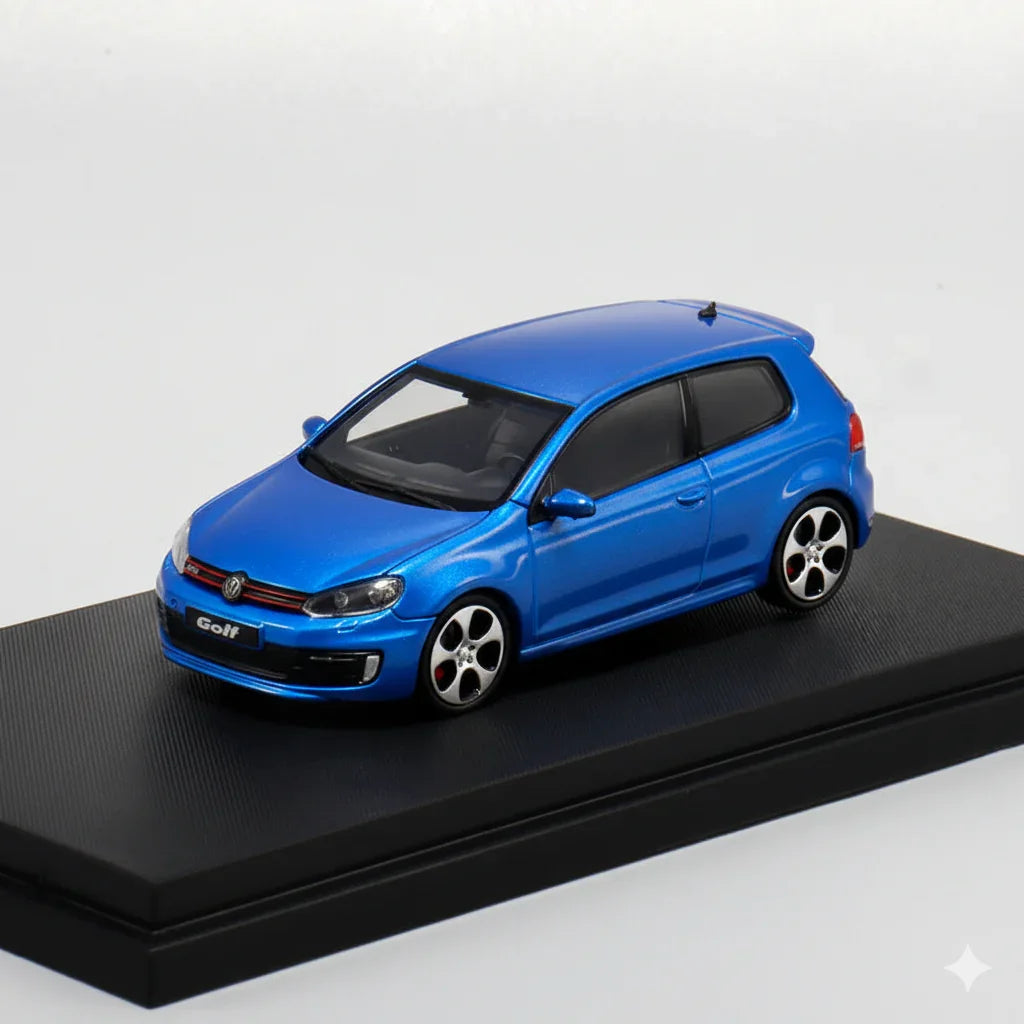 Maxwell 1:64 Golf GTI MK6 Coupe Blue Diecast Car Model