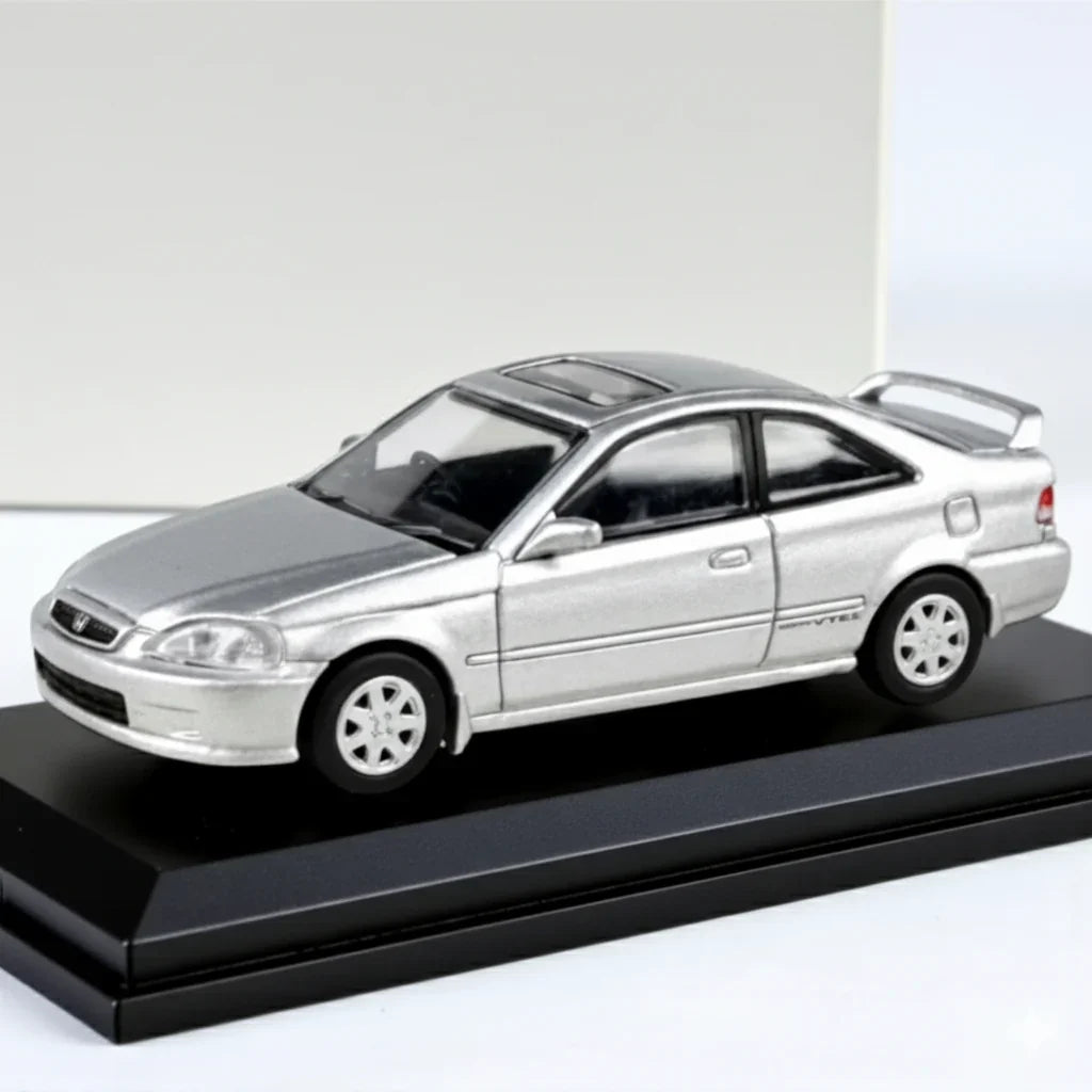 Para64 – 1999 Honda Civic Si EM1 Vogue Silver Metallic | 1:64 Scale Diecast Car