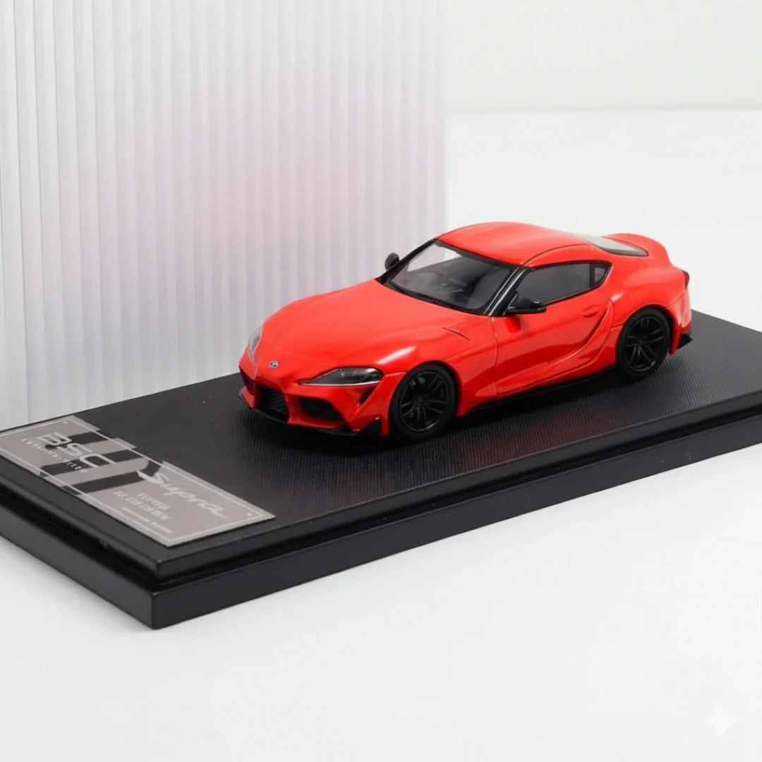 BSC 1:64 Scale Toyota GR Supra A90 Red Diecast Cat Model - Jaiman Toys
