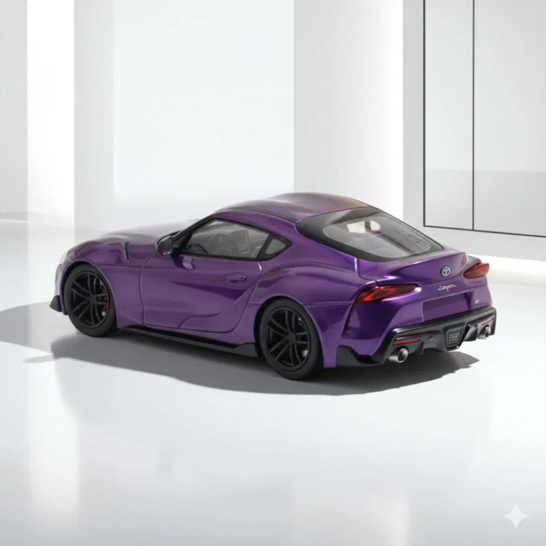 BSC 1:64 Scale Toyota GR Supra A90 Purple paint finish Diecast Cat Model - Jaiman Toys