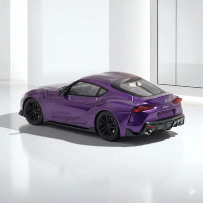 BSC 1:64 Scale Toyota GR Supra A90 Purple paint finish Diecast Cat Model - Jaiman Toys