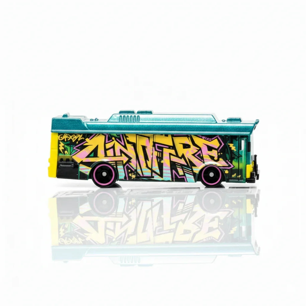 Hot Wheels Case N Aint'Fare Art Cars Vehicules Artistiques 1:64 Scale Die-Cast Car (JBB67) - Jaiman Toys