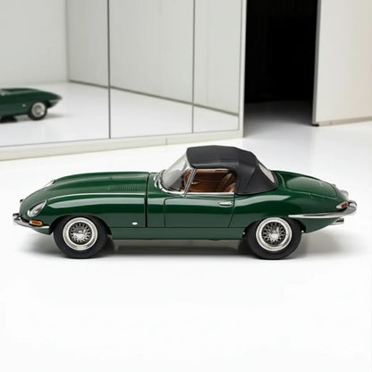 GFCC 1:64 Jaguar E-Type 1961 Roadster Green Diecast Car Model
