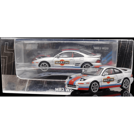 Shadow 1:64 Toyota MR2 Martini Livery Silver (RHD) Diecast Model Car | LL-003-011 Premium Collectible