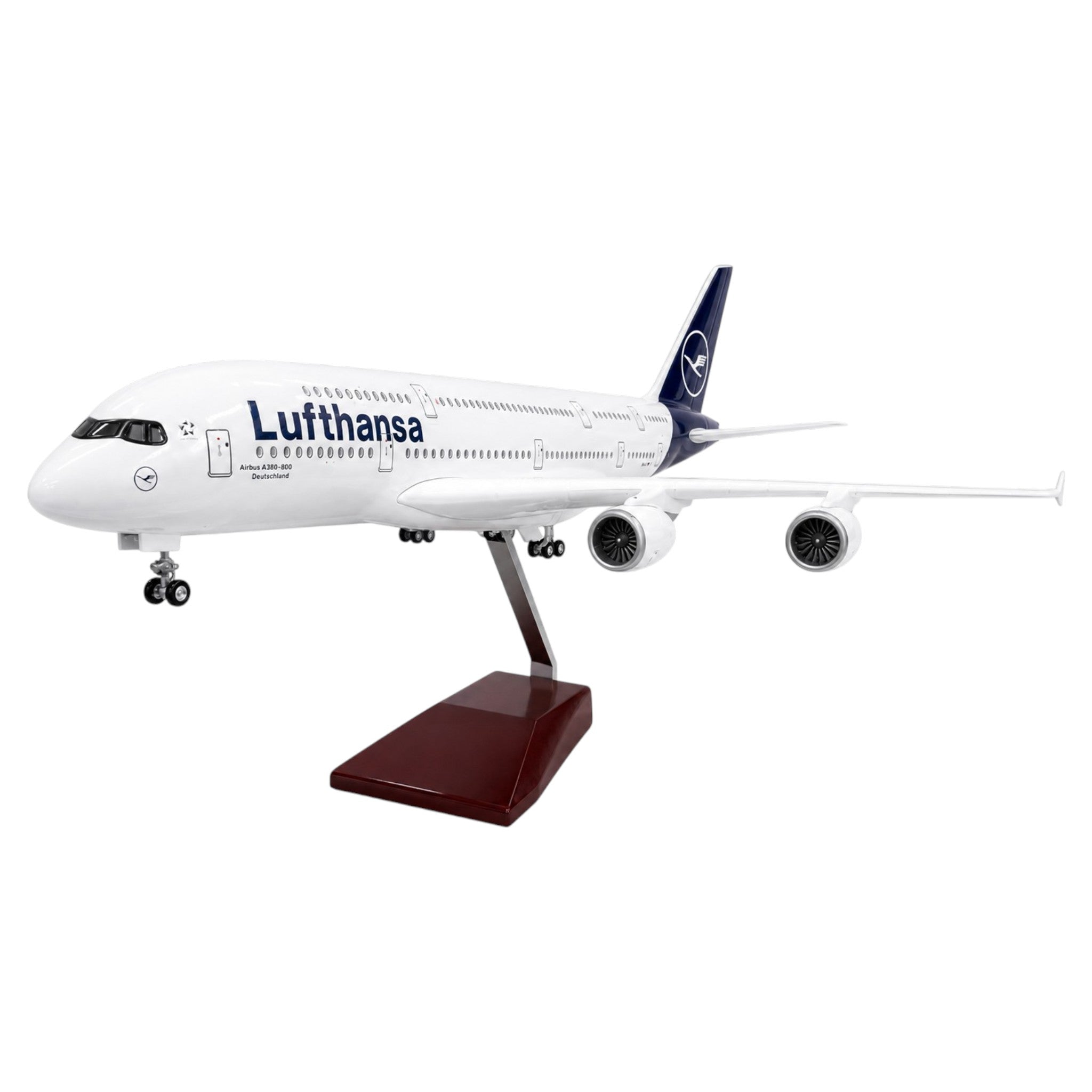 Lufthansa A380 模型 Lufthansa Airbus A380 1:160 Scale Diecast Aeroplane Display Model