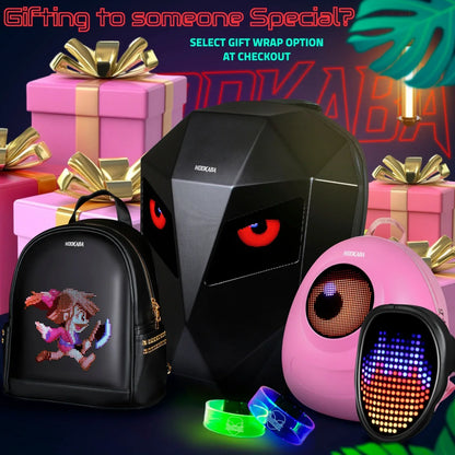 Hookaba Eye Rover Adventure LED Backpack – Hard Shell | Waterproof | 15.6” Laptop | 31L | Black - Jaiman Toys