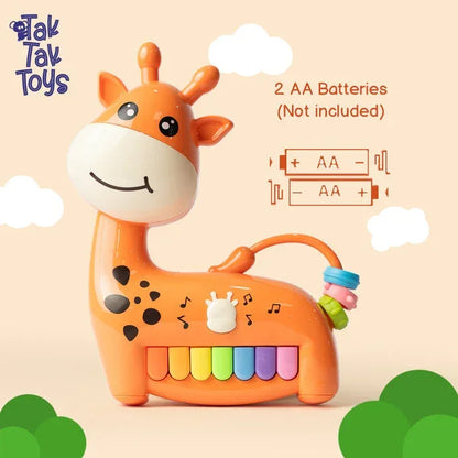 Nubo Giraffe Piano Musical Keyboard for Kids – Light & Sound Animal Piano Toy | Early Learning Musical Toy for Toddlers