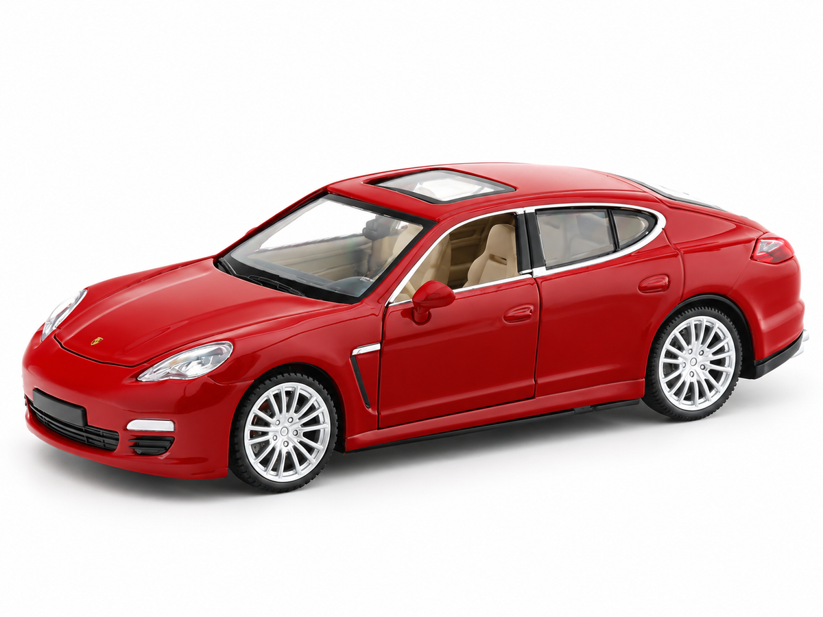 MSZ 1:24 Porsche Panamera S Red Die-Cast Model Car – Street Series