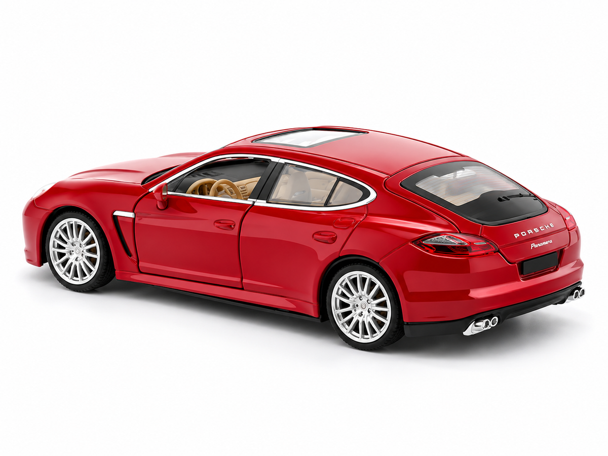 MSZ 1:24 Porsche Panamera S Red Die-Cast Model Car – Street Series