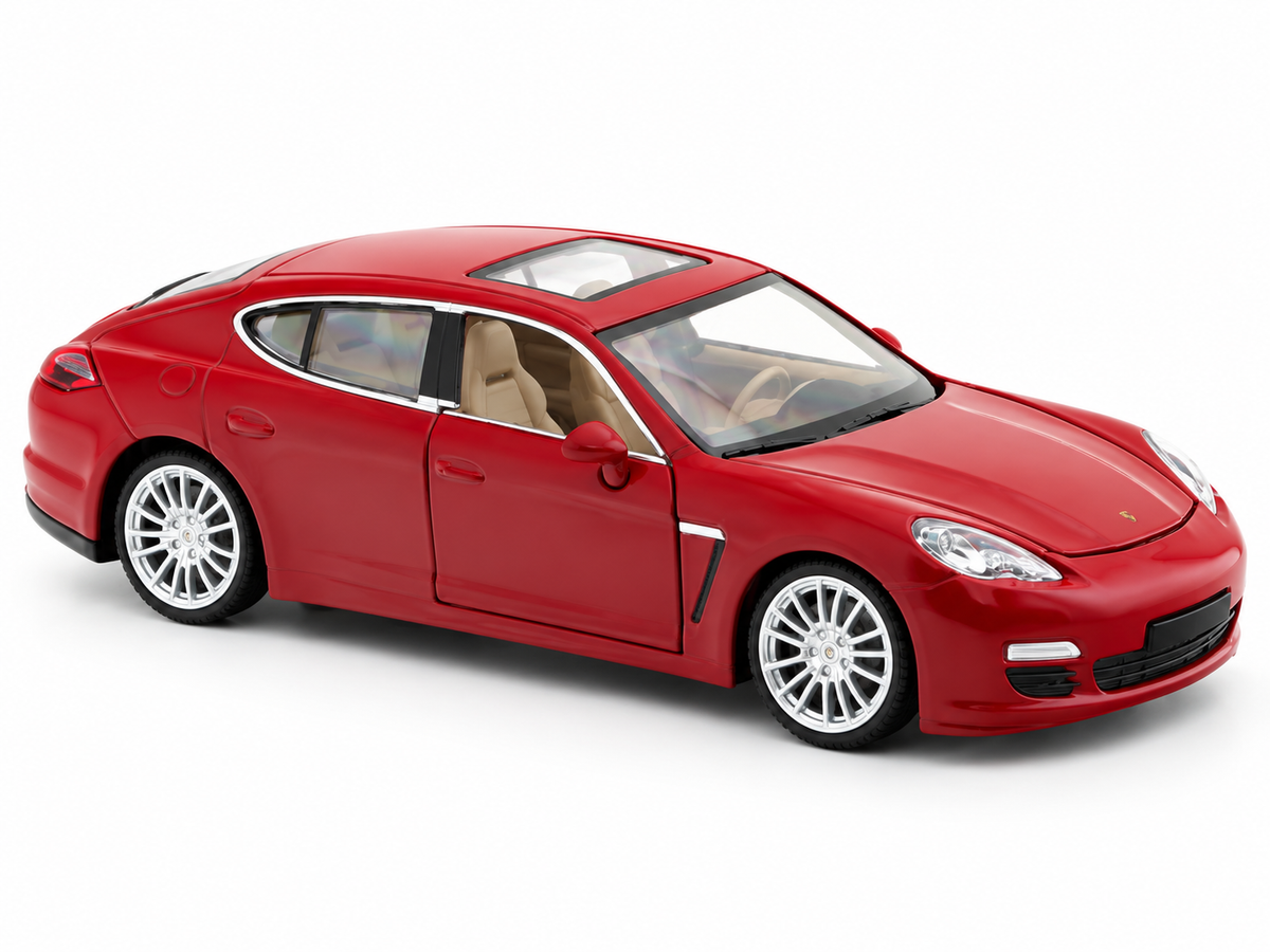 MSZ 1:24 Porsche Panamera S Red Die-Cast Model Car – Street Series