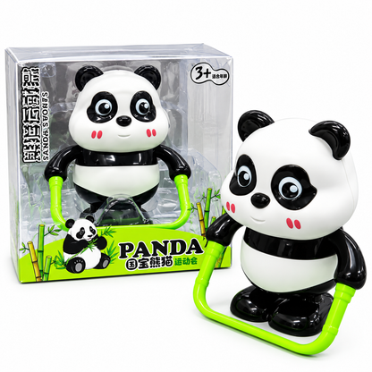 Panda Sports Cute Cartoon Panda Activity Toy for Kids – Hula Hoop, Skateboard & Exercise Panda Collectible Toy, Fun Playtime Gift for Ages 3+ (1 Piece, Random Design)
