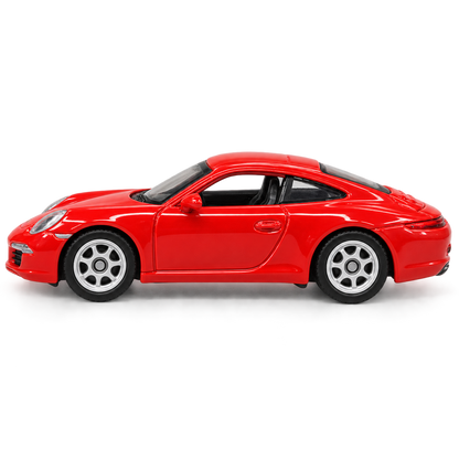 Welly 1:64 Porsche 911 Carrera S Red Die-Cast Metal Model Car