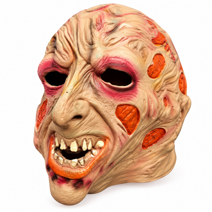 Halloween Scary Zombie Monster Mask – Realistic Wrinkled Horror Face Mask for Adults