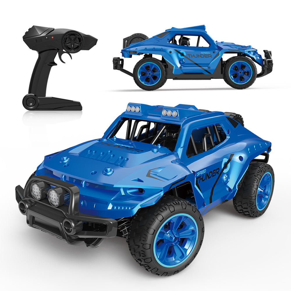 TKKJ 1:16 RC Monster Truck 4WD 2.4GHz Remote Control Car | 25KM/H High-Speed Off-Road Rock Crawler