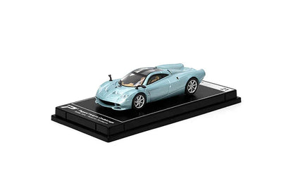 PosterCars 1:64 Pagani Huayra Codalunga – Blue – Acrylic Box | Hypercar League Collection #21 - Jaiman Toys