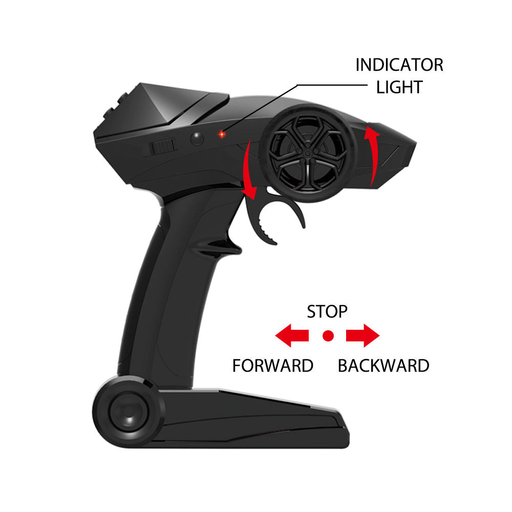 TKKJ 1:16 RC Monster Truck 4WD 2.4GHz Remote Control Car | 25KM/H High-Speed Off-Road Rock Crawler