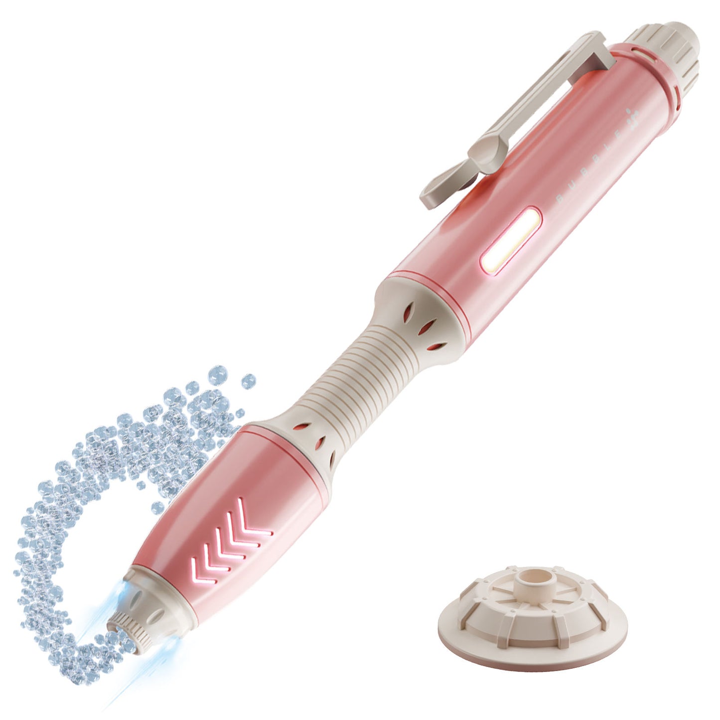 Magic Bubble Pen Rechargeable Bubble Maker Toy for Kids with LED Light, Bubble Solution, Battery & USB Charging Cable – 47 cm, Pack of 1
