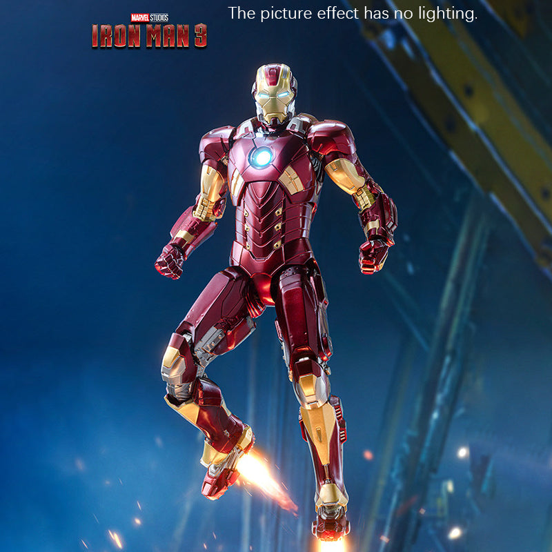 ZD Toys 1:10 Scale Iron Man Mark XI (Red Snapper) Action Figure | Marvel Studios Iron Man 3 | 7 Inch Collectible with Premium Articulation