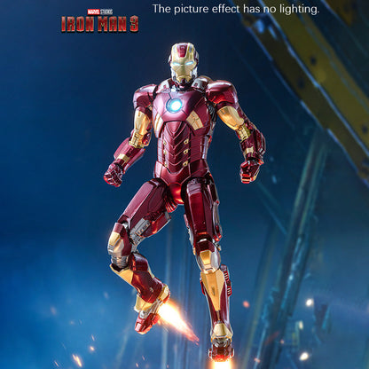ZD Toys 1:10 Scale Iron Man Mark XI (Red Snapper) Action Figure | Marvel Studios Iron Man 3 | 7 Inch Collectible with Premium Articulation