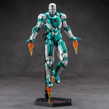 ZD Toys Marvel Studios Iron Man 3 Mark 31 (Piston) | 1:10 Scale 7-Inch Highly Articulated Action Figure