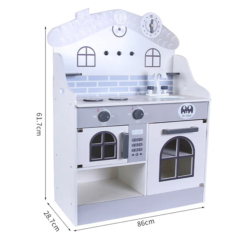 Japanese Wooden Kitchen C Set for Kids – Role-Play Educational Toy