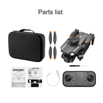 S119 Foldable RC Drone with Dual Lens Camera, Brushless Motor, Obstacle Avoidance, Optical Flow Positioning & Electric Adjustable Camera | Remote Control Quadcopter