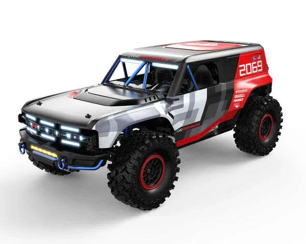 MJX  HYPER GO H8P 1:8 Scale Ford Motor Company Ford Bronco R Licensed 4WD RC Rock Crawler – Brushless Motor, 80A ESC, High-Speed Off-Road Remote Control Vehicle