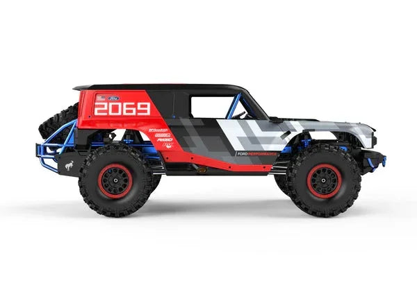 MJX  HYPER GO H8P 1:8 Scale Ford Motor Company Ford Bronco R Licensed 4WD RC Rock Crawler – Brushless Motor, 80A ESC, High-Speed Off-Road Remote Control Vehicle