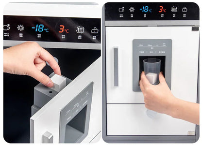 Wooden Kids Kitchen Playset with Light & Sound | Pretend Play Cooking Set With Range Hood, Microwave & Sink | Role Play Toy for Children