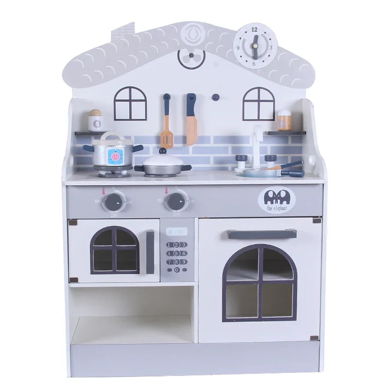 Japanese Wooden Kitchen C Set for Kids – Role-Play Educational Toy